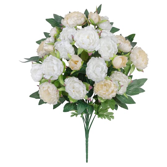 21" Cream Peony Deluxe Bush by Ashland®